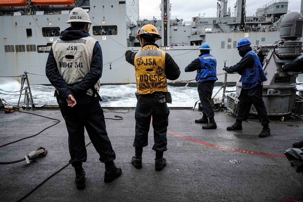 RAS with USNS Charles Drew