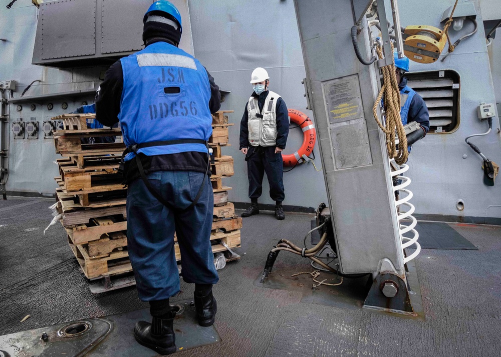 RAS with USNS Charles Drew