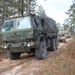 Family of Medium Tactical Vehicles (FMTV) transporting supplies during JRTC RTN 21-02