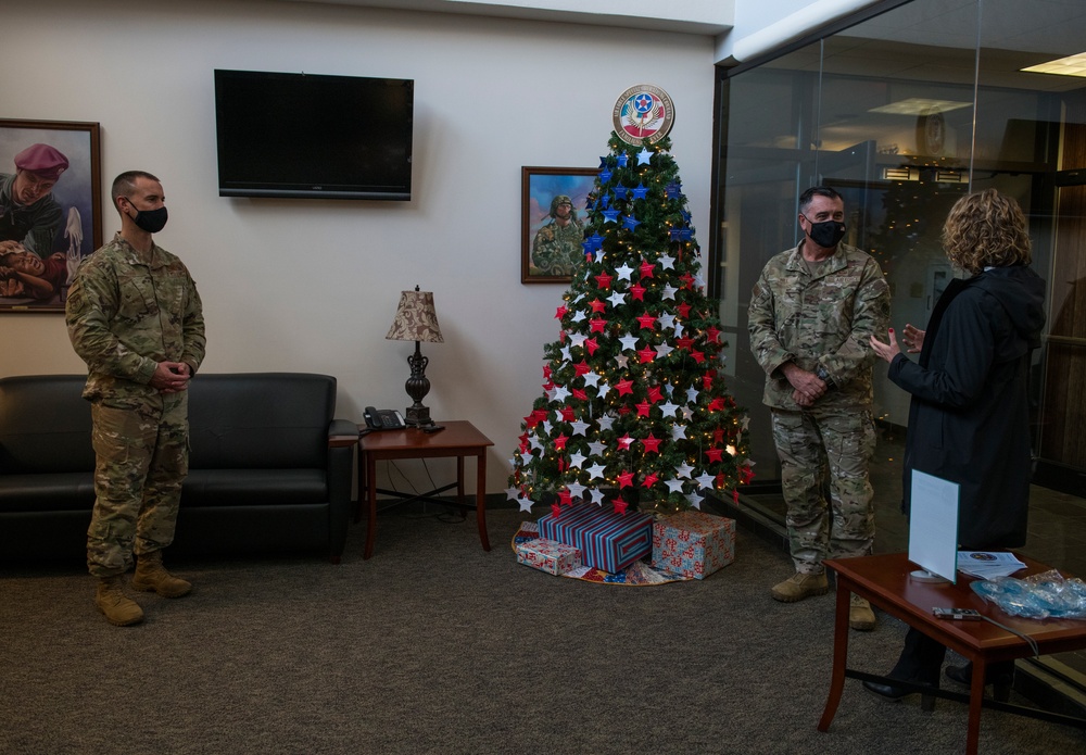 AFSOC leadership remember fallen Airmen with Honor Trees
