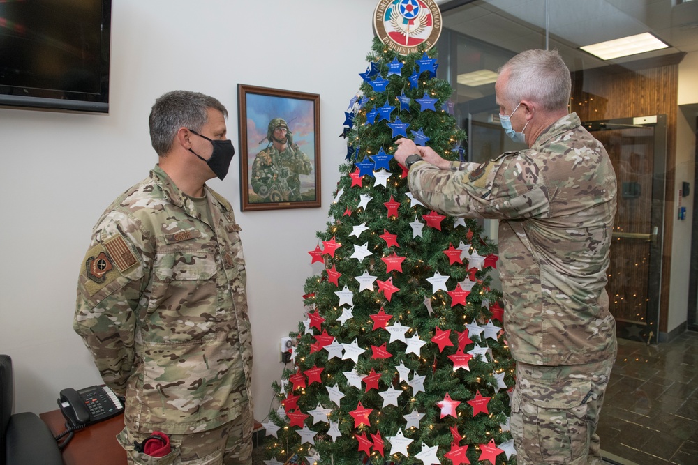 AFSOC leadership remember fallen Airmen with Honor Trees