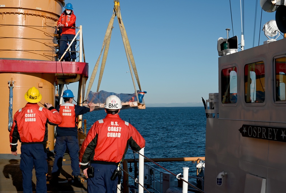 Coast Guard Cutter Polar Star Arctic Winter West 2021