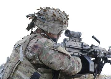 1st Battalion, 91st Cavalry Live Fire Exercise: Playing in the snow