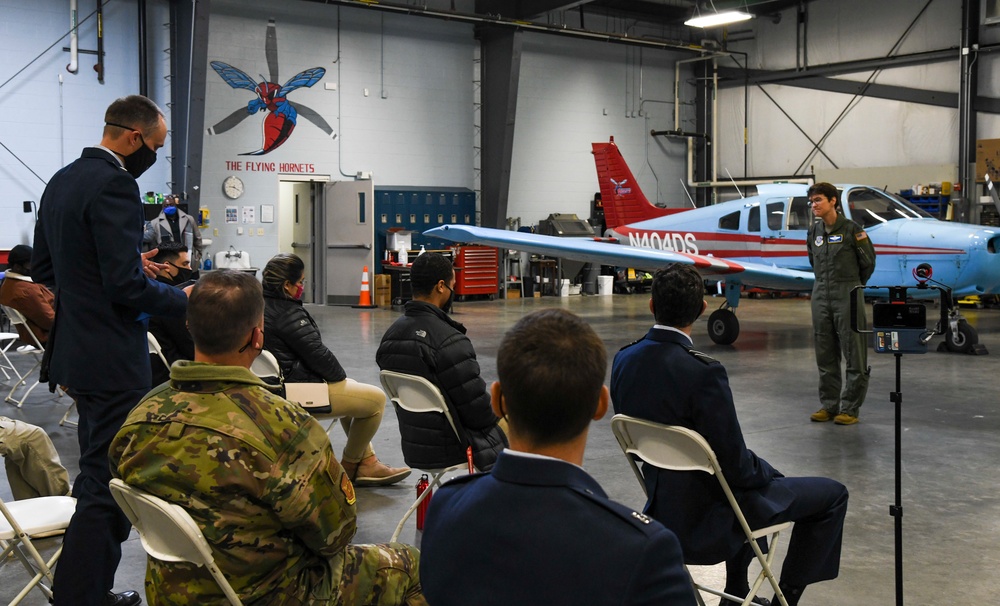 AMC commander inspires future aviation leaders