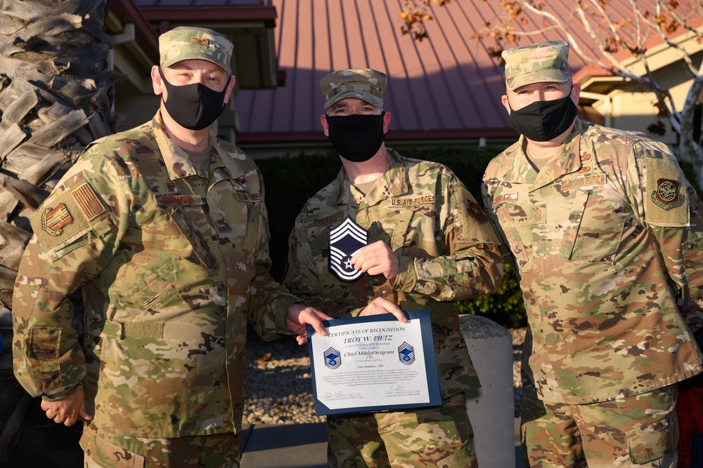 Travis AFB celebrates chief master sergeant selects