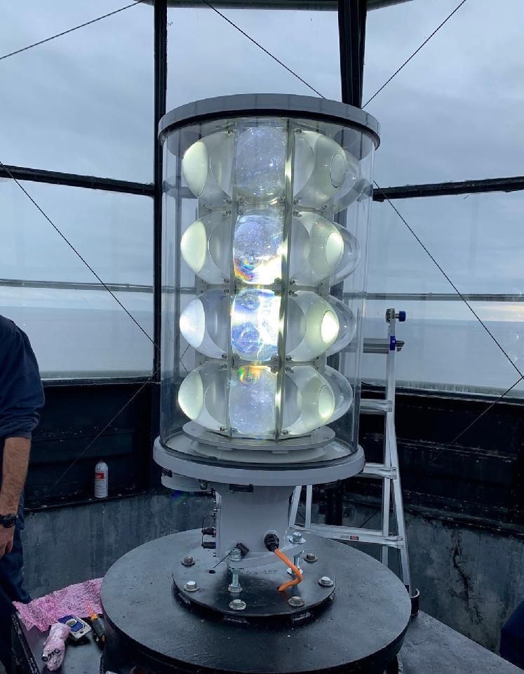 Coast Guard lights LED upgrade to Oak Island Lighthouse, N.C.