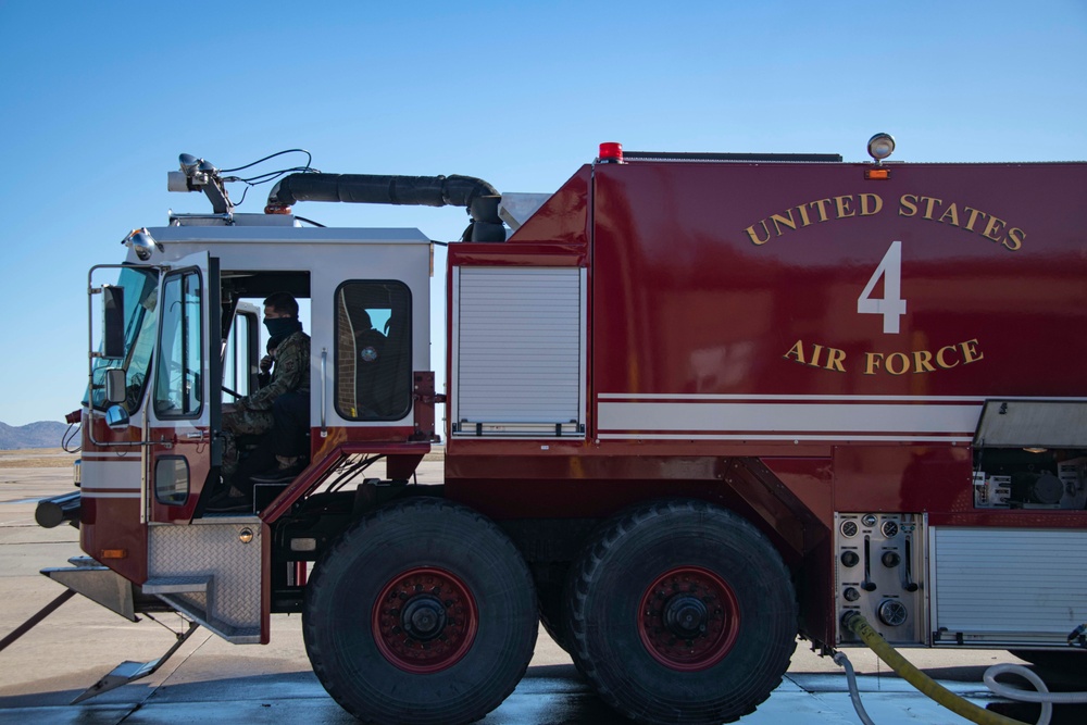 97 CE &amp; LRS send off firetruck