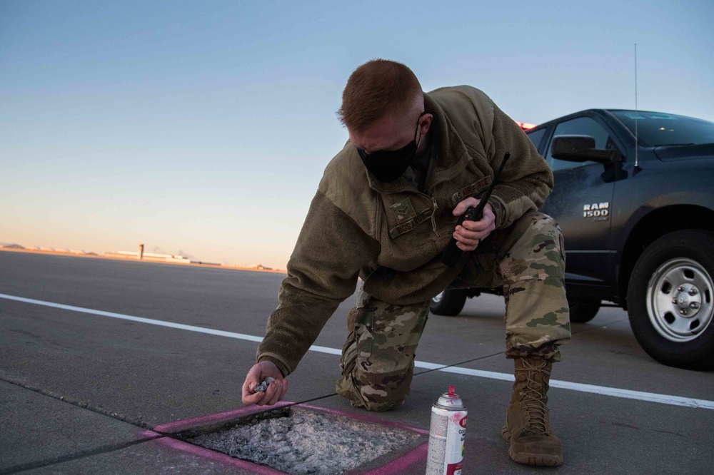 Airfield Management protects the planes