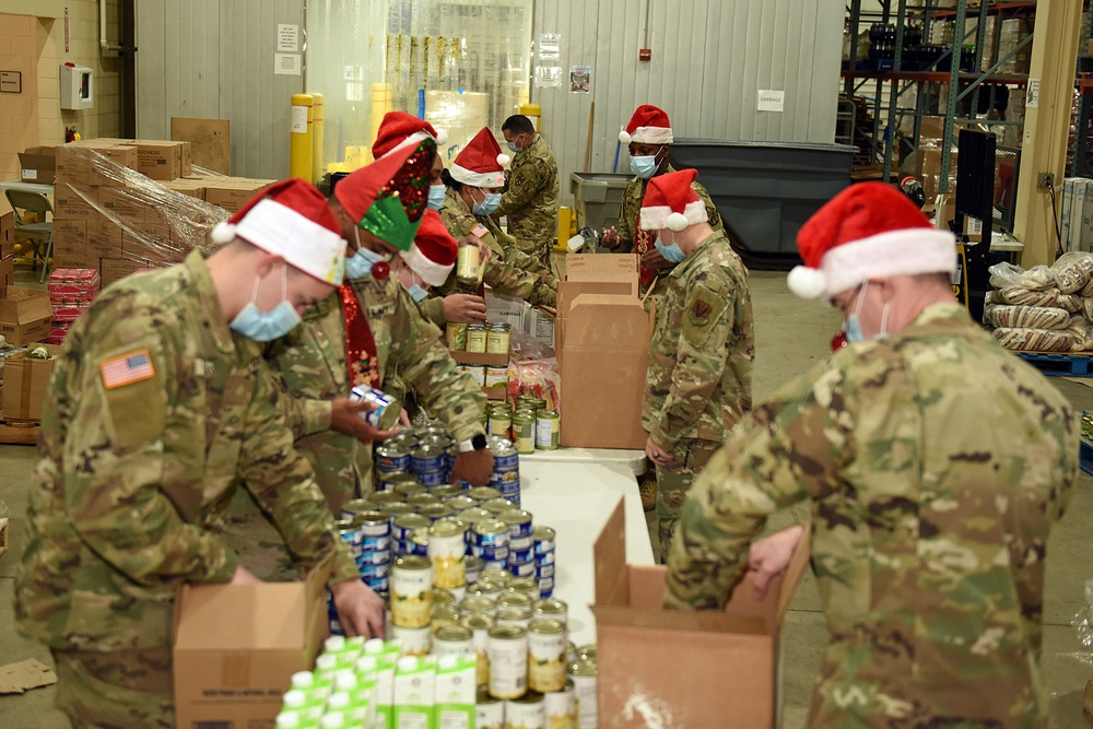 Michigan’s Task Force Spartan work with Gleaners of Warren