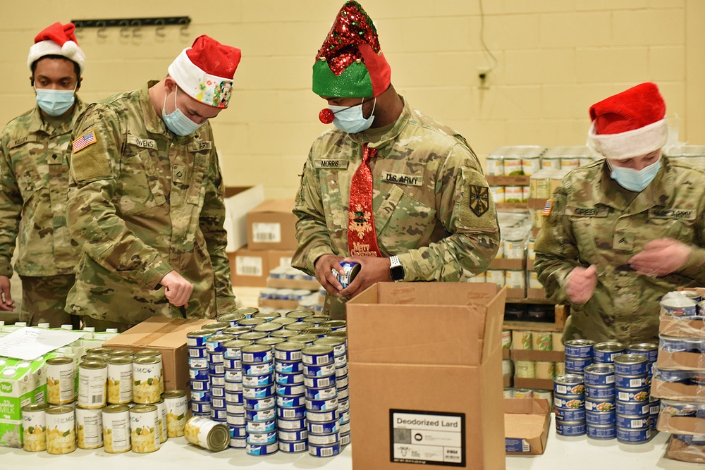 Michigan’s Task Force Spartan work with Gleaners of Warren