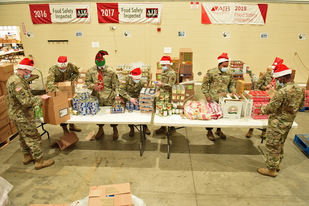 Michigan’s Task Force Spartan work with Gleaners of Warren
