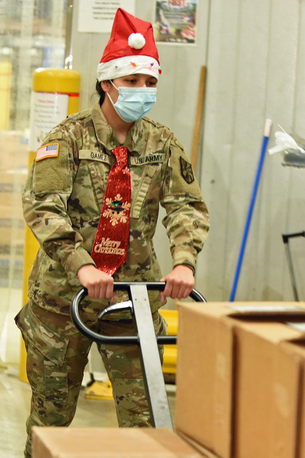 Michigan’s Task Force Spartan work with Gleaners of Warren