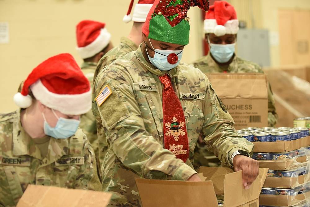 Michigan’s Task Force Spartan work with Gleaners of Warren