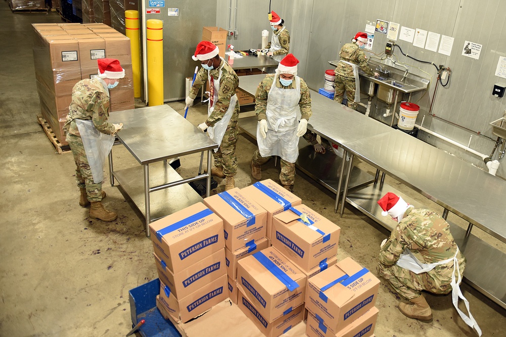 Michigan’s Task Force Spartan work with Gleaners of Warren