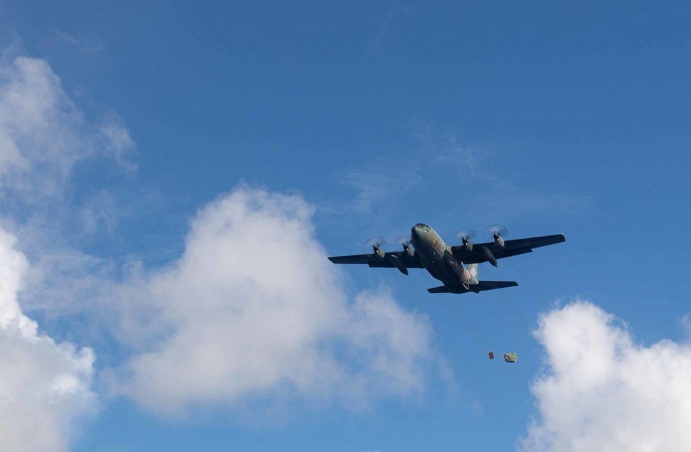 Operation Christmas Drop 2020 JASDF Practice Drop