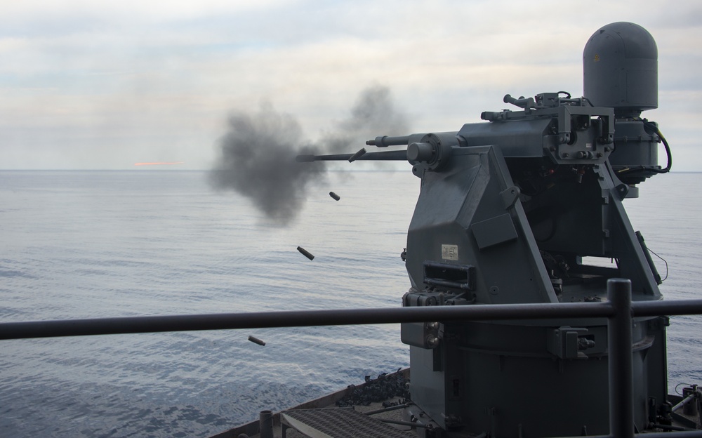 USS Carl Vinson (CVN 70) conducts live-fire exercise