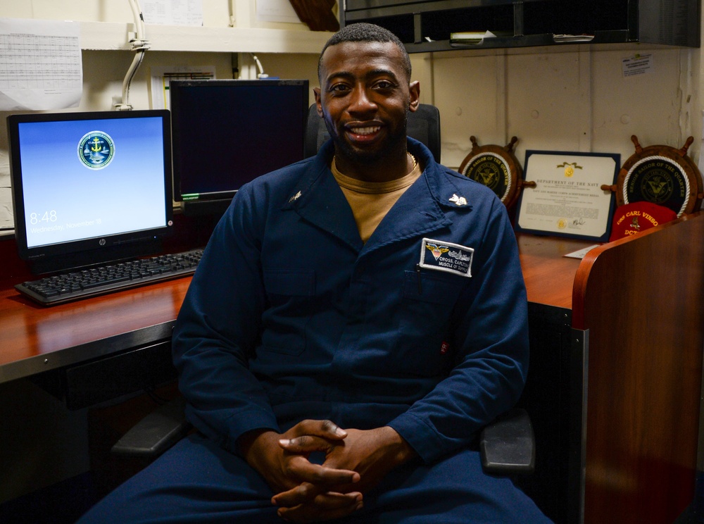 Americus, Georgia Native selected for Senior Sailor of the Quarter aboard USS Carl Vinson