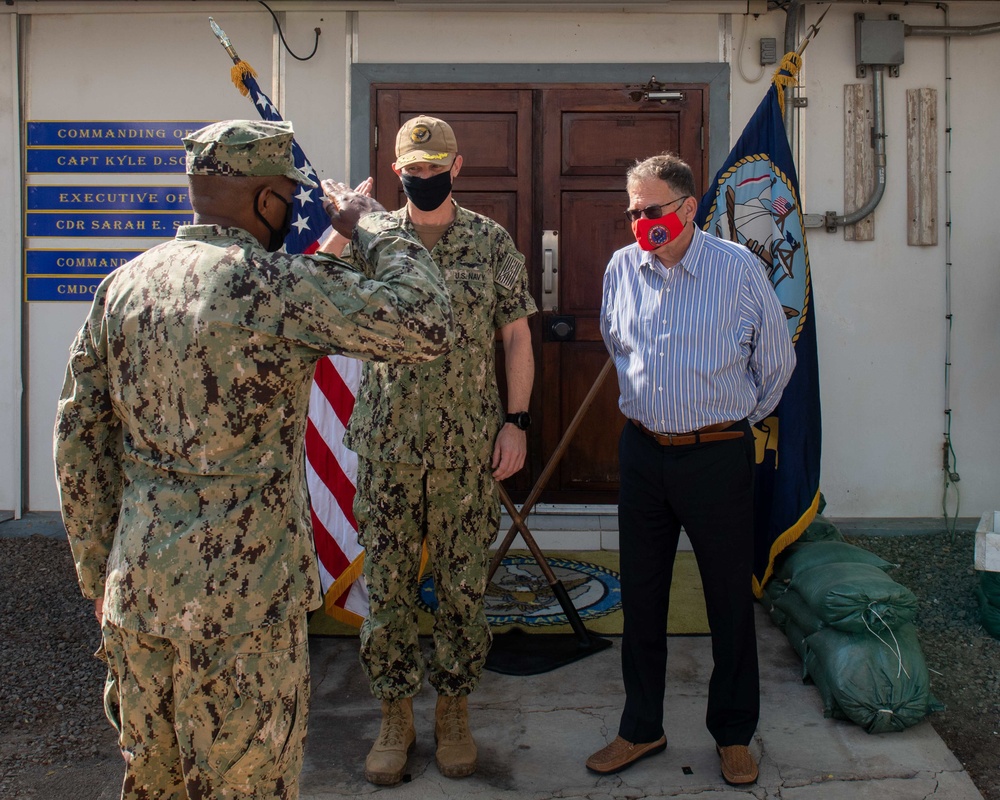 Assistant Secretary of the Navy (EIE) Charles Williams Jr. visits Camp Lemonnier