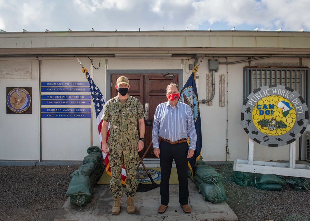 Assistant Secretary of the Navy (EIE) Charles Williams Jr. visits Camp Lemonnier
