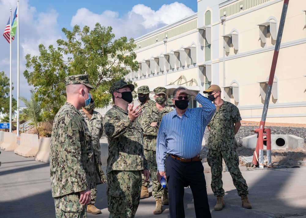 Assistant Secretary of the Navy (EIE) Charles Williams Jr. visits Camp Lemonnier