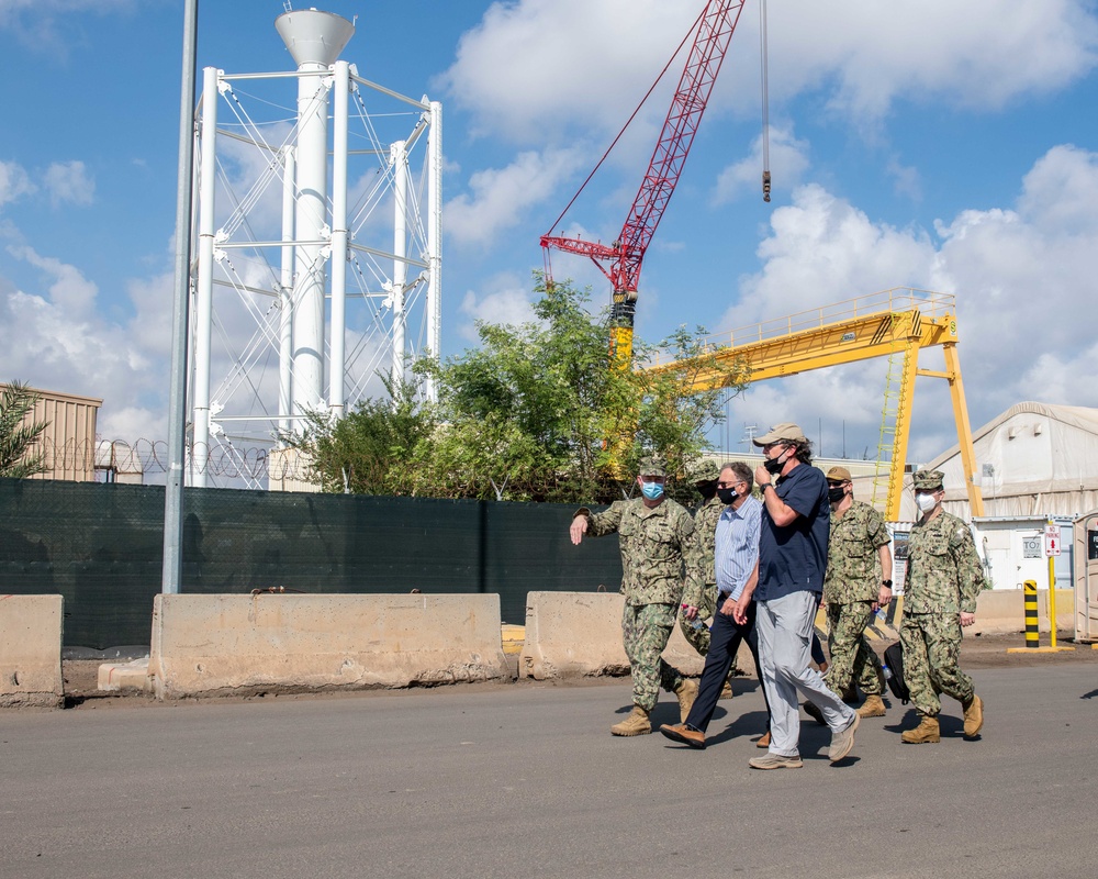 Assistant Secretary of the Navy (EIE) Charles Williams Jr. visits Camp Lemonnier