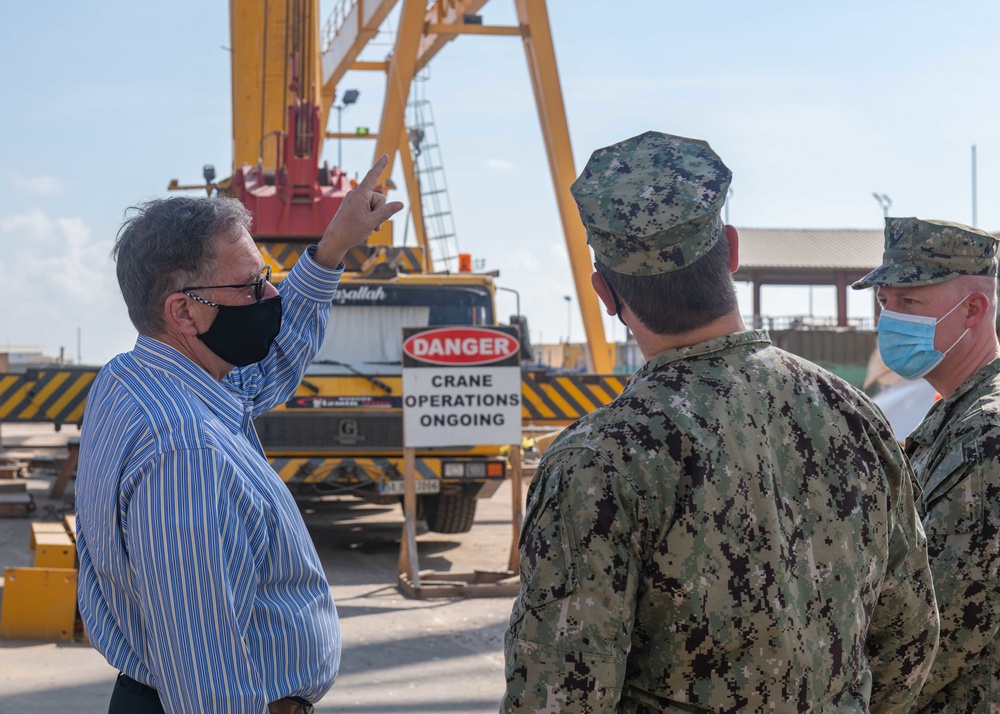 Assistant Secretary of the Navy (EIE) Charles Williams Jr. visits Camp Lemonnier