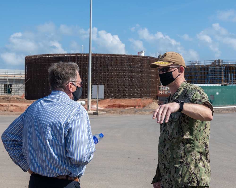 Assistant Secretary of the Navy (EIE) Charles Williams Jr. visits Camp Lemonnier