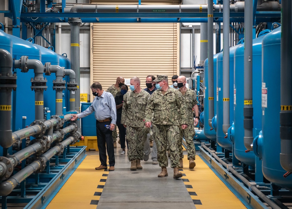 Assistant Secretary of the Navy (EIE) Charles Williams Jr. visits Camp Lemonnier