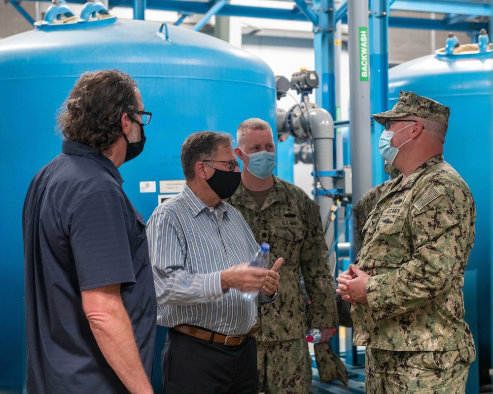 Assistant Secretary of the Navy (EIE) Charles Williams Jr. visits Camp Lemonnier