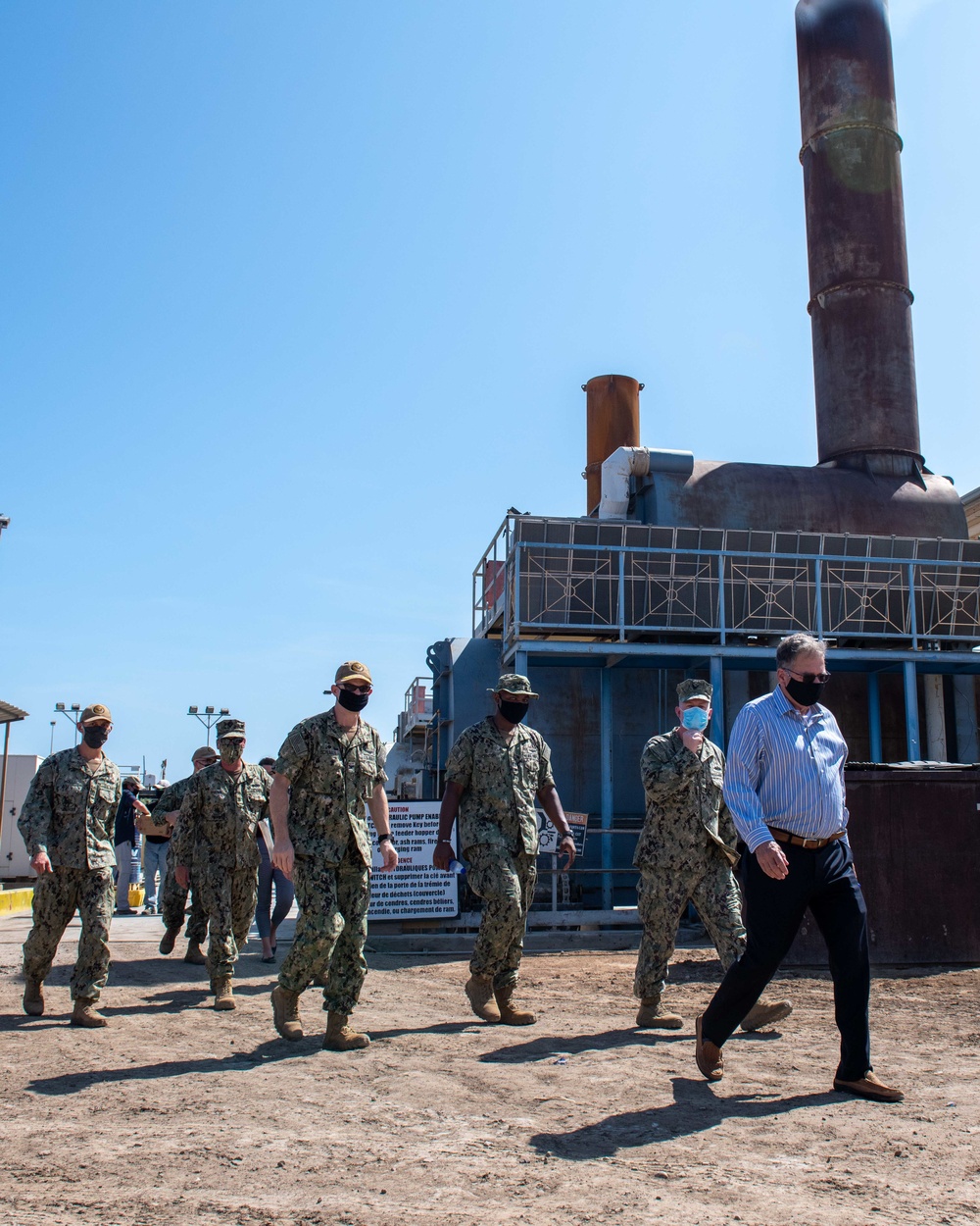Assistant Secretary of the Navy (EIE) Charles Williams Jr. visits Camp Lemonnier