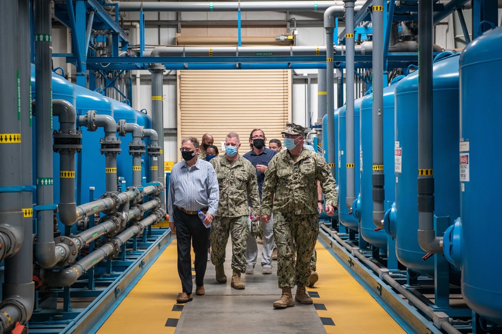 Assistant Secretary of the Navy (EIE) Charles Williams Jr. visits Camp Lemonnier