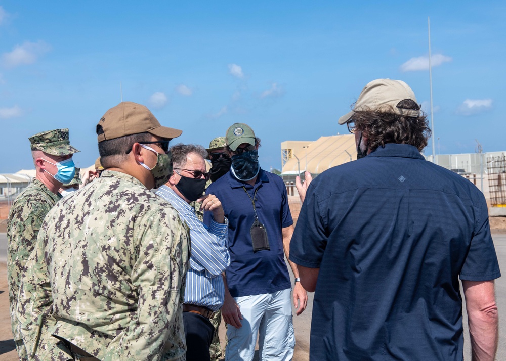 Assistant Secretary of the Navy (EIE) Charles Williams Jr. visits Camp Lemonnier