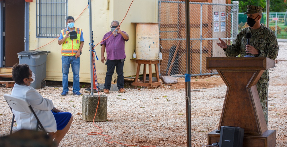 Guam Government and Military Leaders Break Ground at Future Guam Cultural Repository