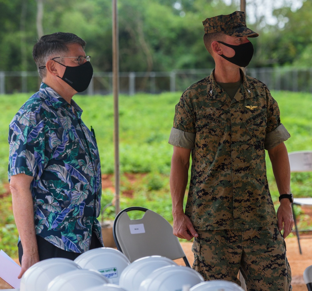 Guam Government and Military Leaders Break Ground at Future Guam Cultural Repository