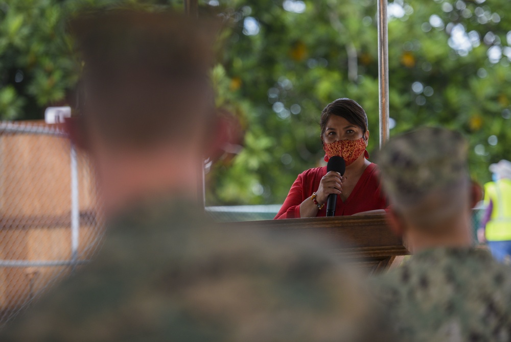 Guam Government and Military Leaders Break Ground at Future Guam Cultural Repository