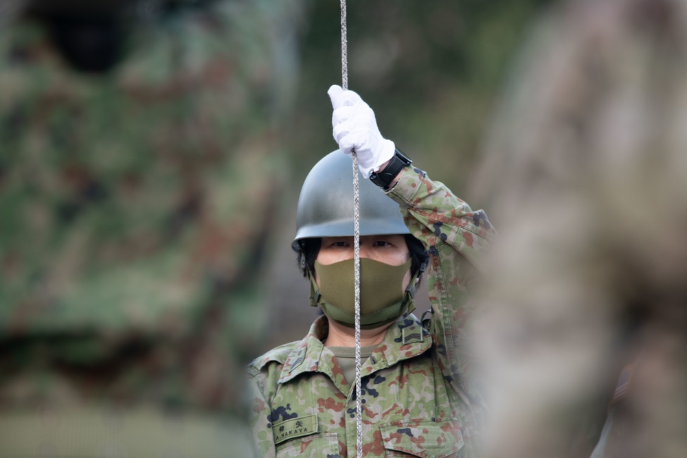 Bilateral colors ceremony at Yama Sakura 79