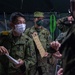 Marines with 3/8 exchange rations during Forest Light 21