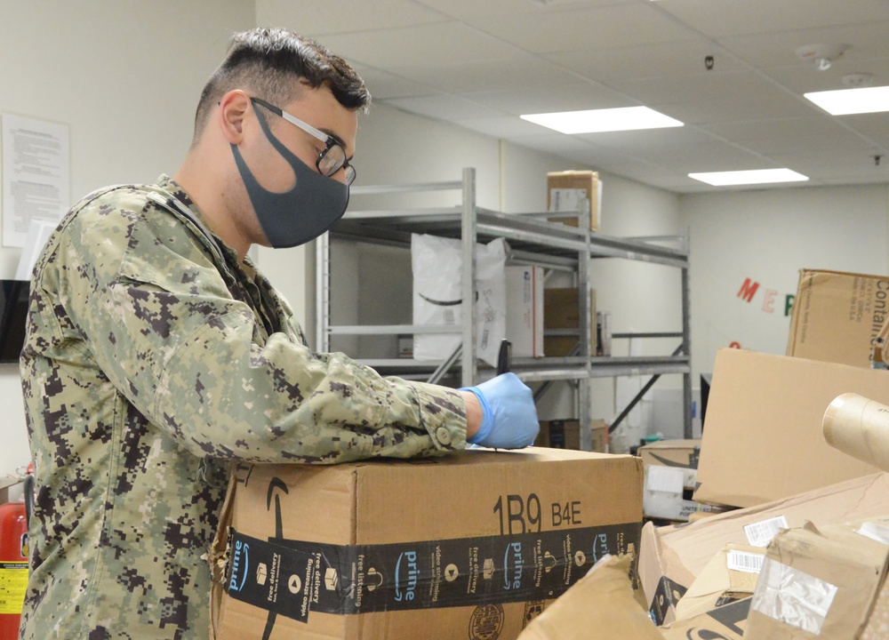 NSA Souda Bay Post Office Processes Mail