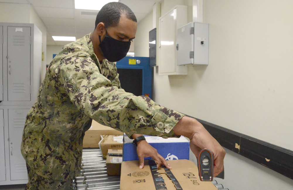 NSA Souda Bay Post Office Processes Mail