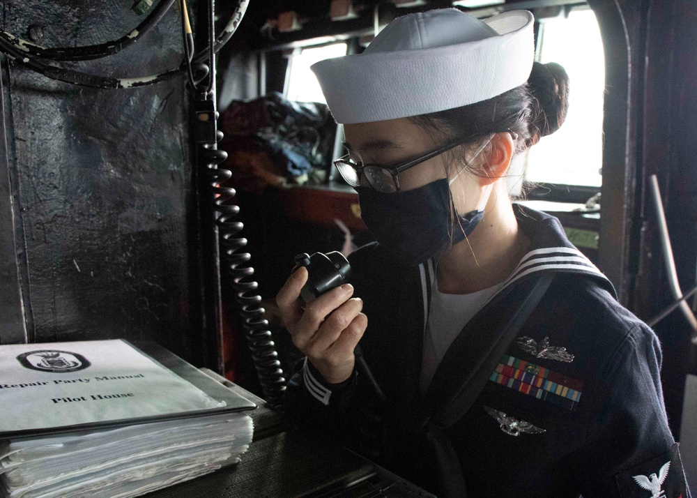 USS Curtis Wilbur Daily Operations