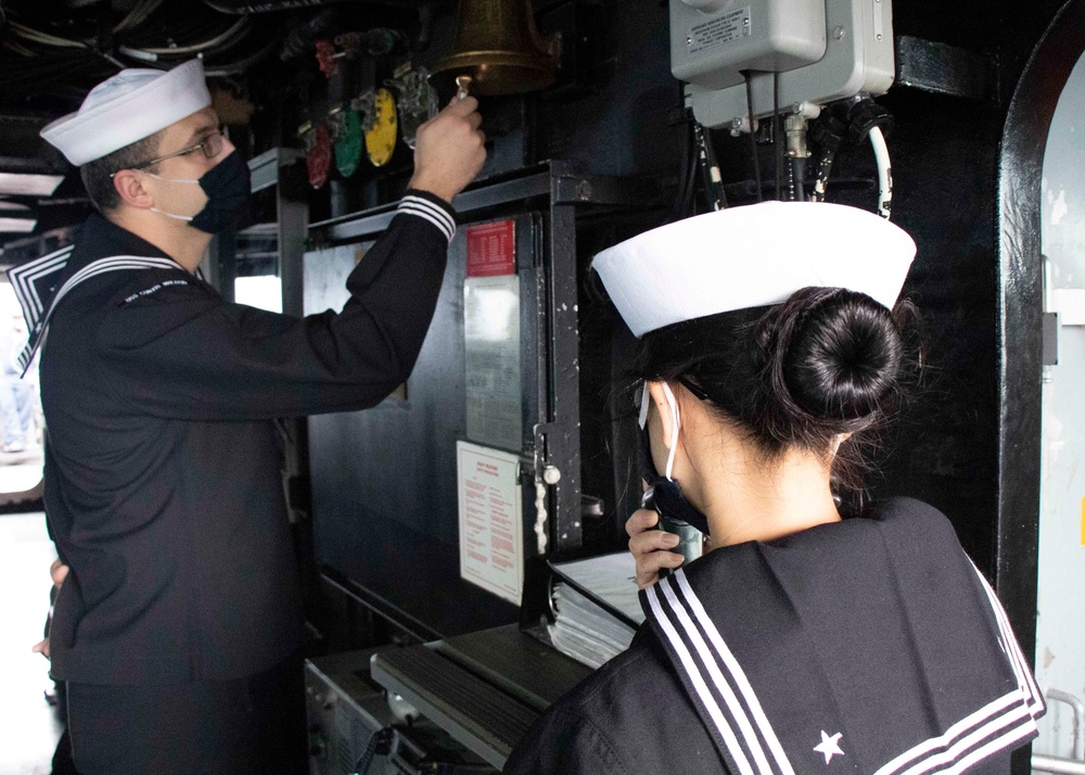 USS Curtis WIlbur Daily Operations