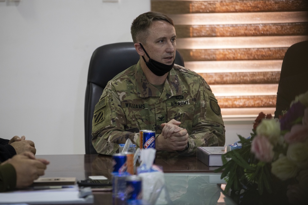 CJTF-OIR Joint Crisis Coordination Centre (JCCC) Visit