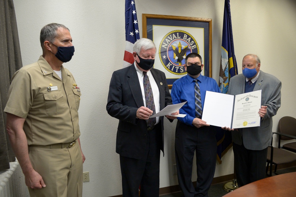 Naval Base Kitsap Presented with Navy League Safety Award