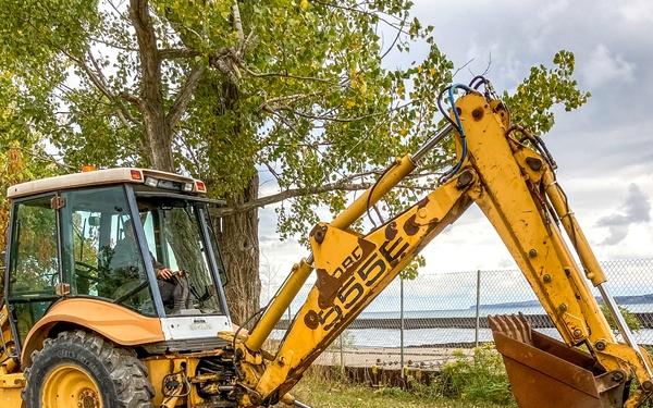 Little Sodus Harbor borings and test pits