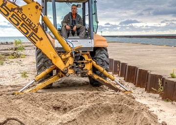 Little Sodus Harbor borings and test pits