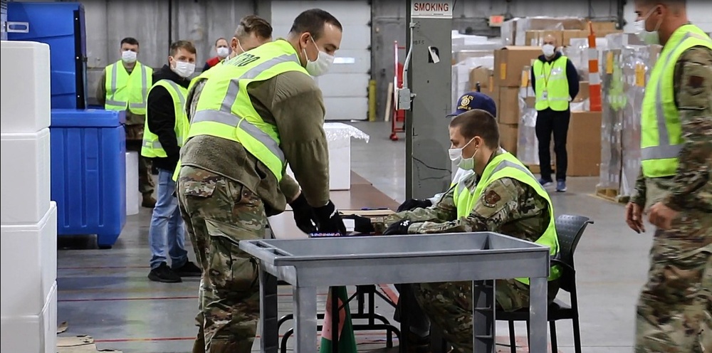 ‘Time is of the essence’: Ohio Guard members help prepare for COVID-19 vaccine distribution