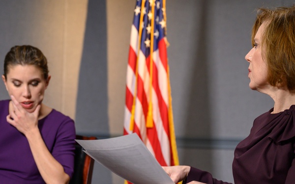 CMO Hershman and A/DASD Hammond speak to WPS Caucus members