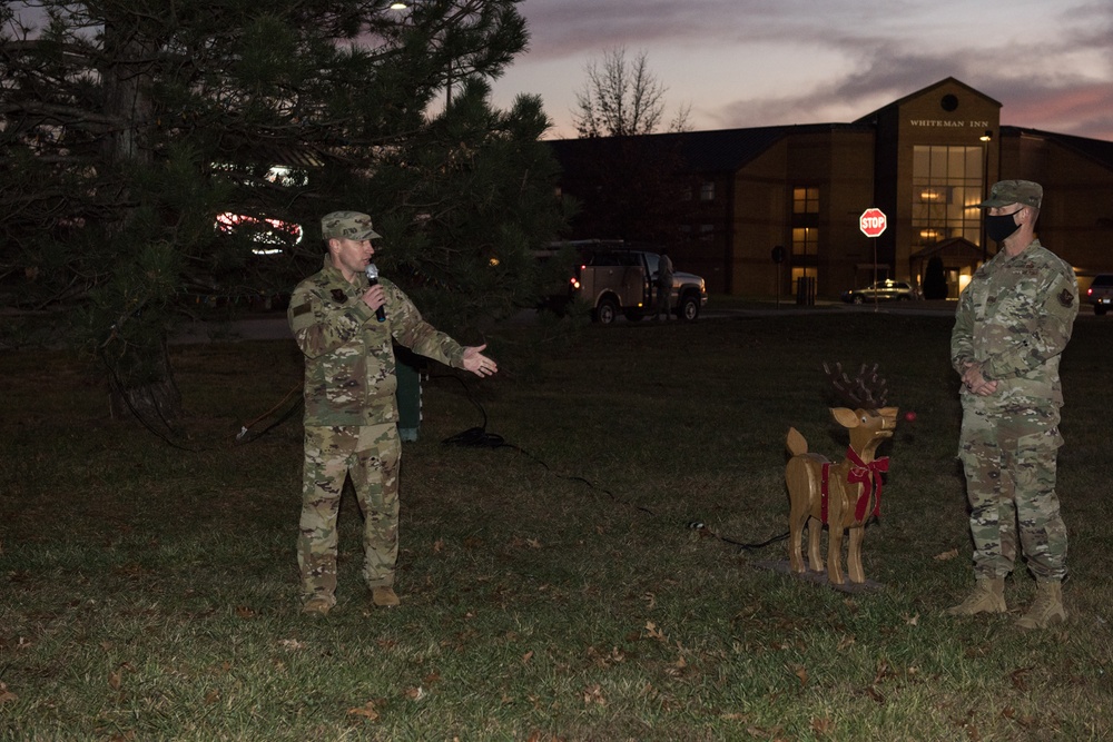 Whiteman AFB host annual Christmas Tree Lighting Ceremony