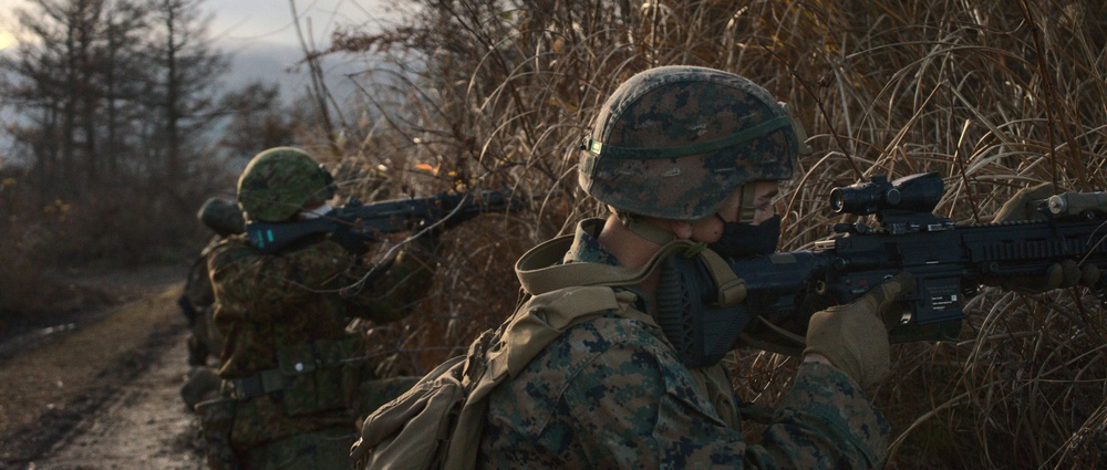 JGSDF, U.S. Marines conduct integrated patrols during Forest Light 21