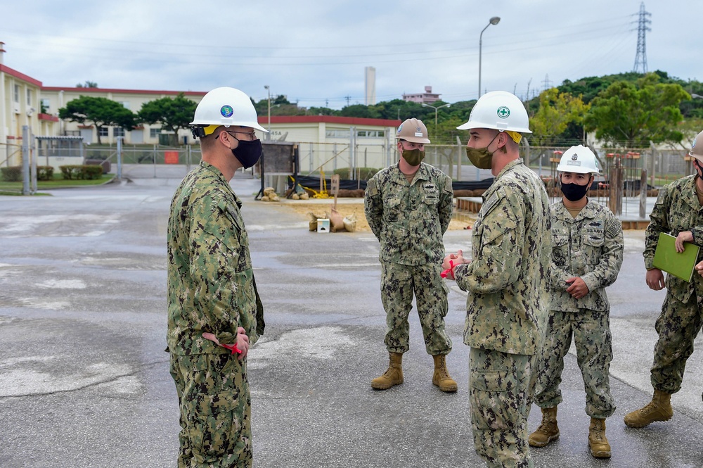 30NCR Commander Visits NMCB-3 Project Sites